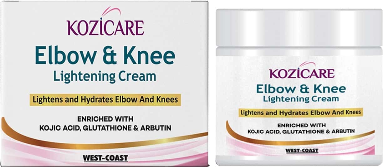 Kozicare Elbow & Knee Lightening Cream With Glutathione Arbutin & Kojic Acid - 50gm