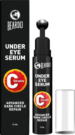 Beardo Vitamin C Under Eye Serum Roll On- 15ml Advanced Dark Circle Repair Serum
