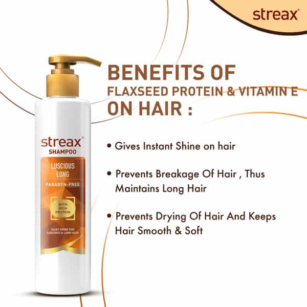 Streax Luscious Long Shampoo 240Ml