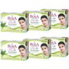Rosa Transparent Aloevera Gel Soap With Tea Tree Oil I Skin Conditioners I Pack 6 *100G Each