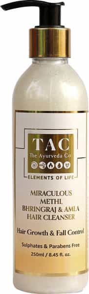 Tac - The Ayurveda Co. Bhringraj Amla Hair Shampoo Cleanser - 250Ml