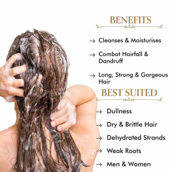 Tac - The Ayurveda Co. Bhringraj Amla Hair Shampoo Cleanser - 250Ml