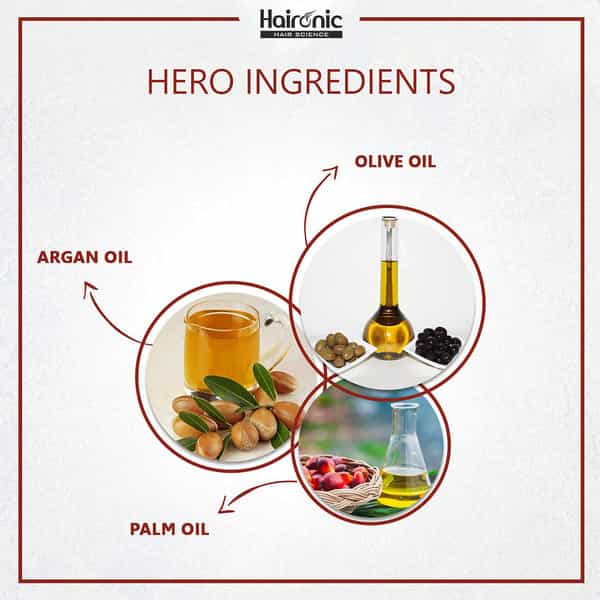 Haironic Hair Science Moroccan Argan Hair Oil - 100Ml