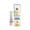 Tnw-The Natural Wash Skincare Combo With Sun Protection Spf 50 Spray & Rose Tinted Lip Balm | For Su
