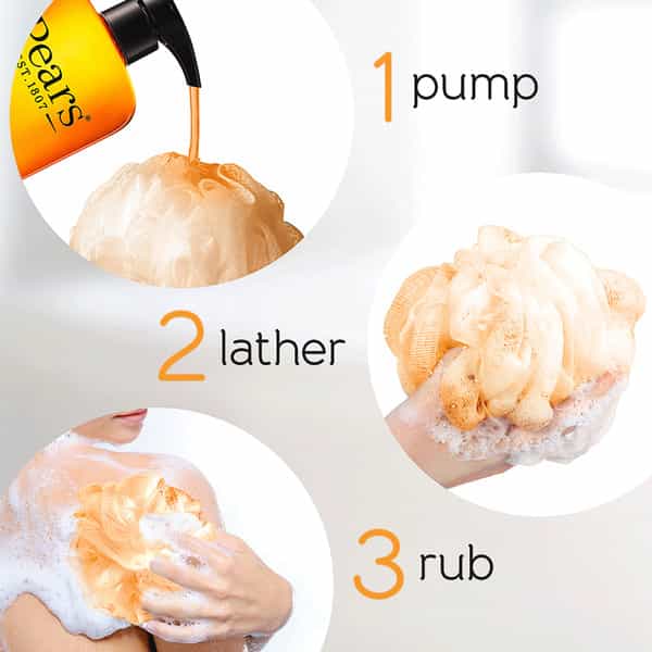 Pears Pure & Gentle Original Body Wash | 100% Soap Free | 750Ml (Free Loofah)