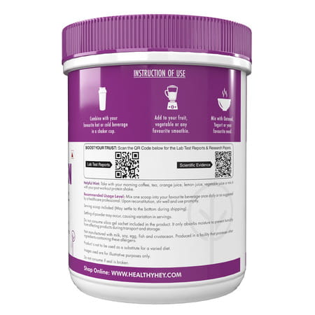 Healthyhey Pure Hydrolysed Collagen Supplement - 250G Unflavoured