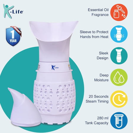 K-Life Steam Well Pro Swp-101 Inhaler Spa Steamer Vaporizer 1 No's