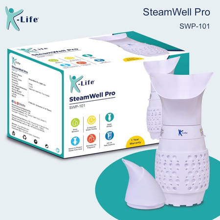 K-Life Steam Well Pro Swp-101 Inhaler Spa Steamer Vaporizer 1 No's