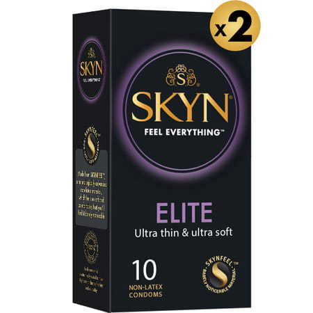 Skyn Elite Premium Condoms Pack Of 20 (10x2 Packs)