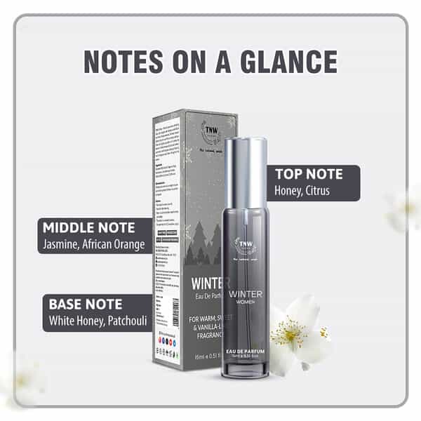 Tnw The Natural Wash Winter Eau De Parfum | Refreshing Long Lasting Perfume For Women 15 Ml