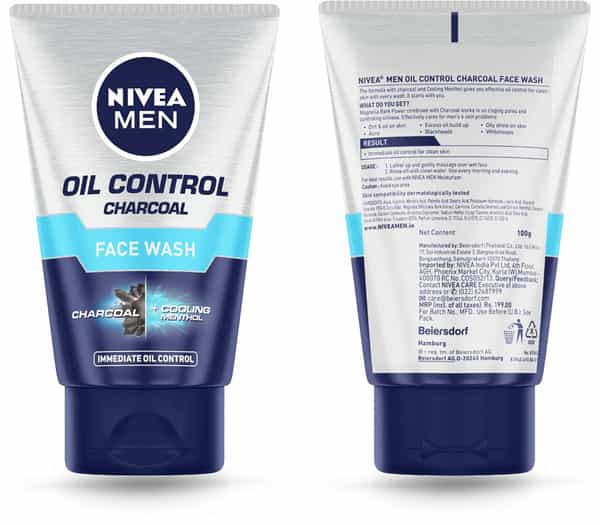 Nivea Oil Control Charcoal Face Wash - 100 G