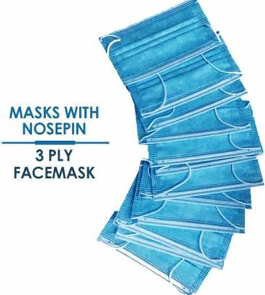 3 Ply Mask Packet Of 100