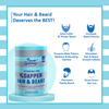 Power Gummies Vitamin For Dapper Hair & Beard Gummies For Him Dht Blocker Biotin - 60 Gummies