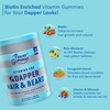 Power Gummies Vitamin For Dapper Hair & Beard Gummies For Him Dht Blocker Biotin - 60 Gummies