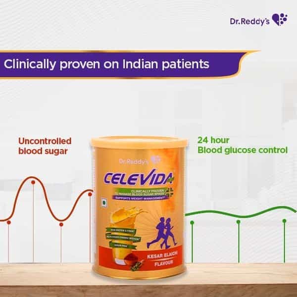 Celevida Nutrition Health Drink Kesar Elaichi Flavour 400G X Pack Of 2 Nutrition Drink