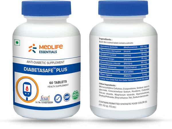 Medlife Essentials Diabetasafe Plus Tablet 60 
