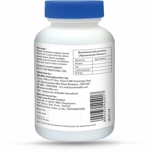 Medlife Essentials Diabetasafe Plus Tablet 60 