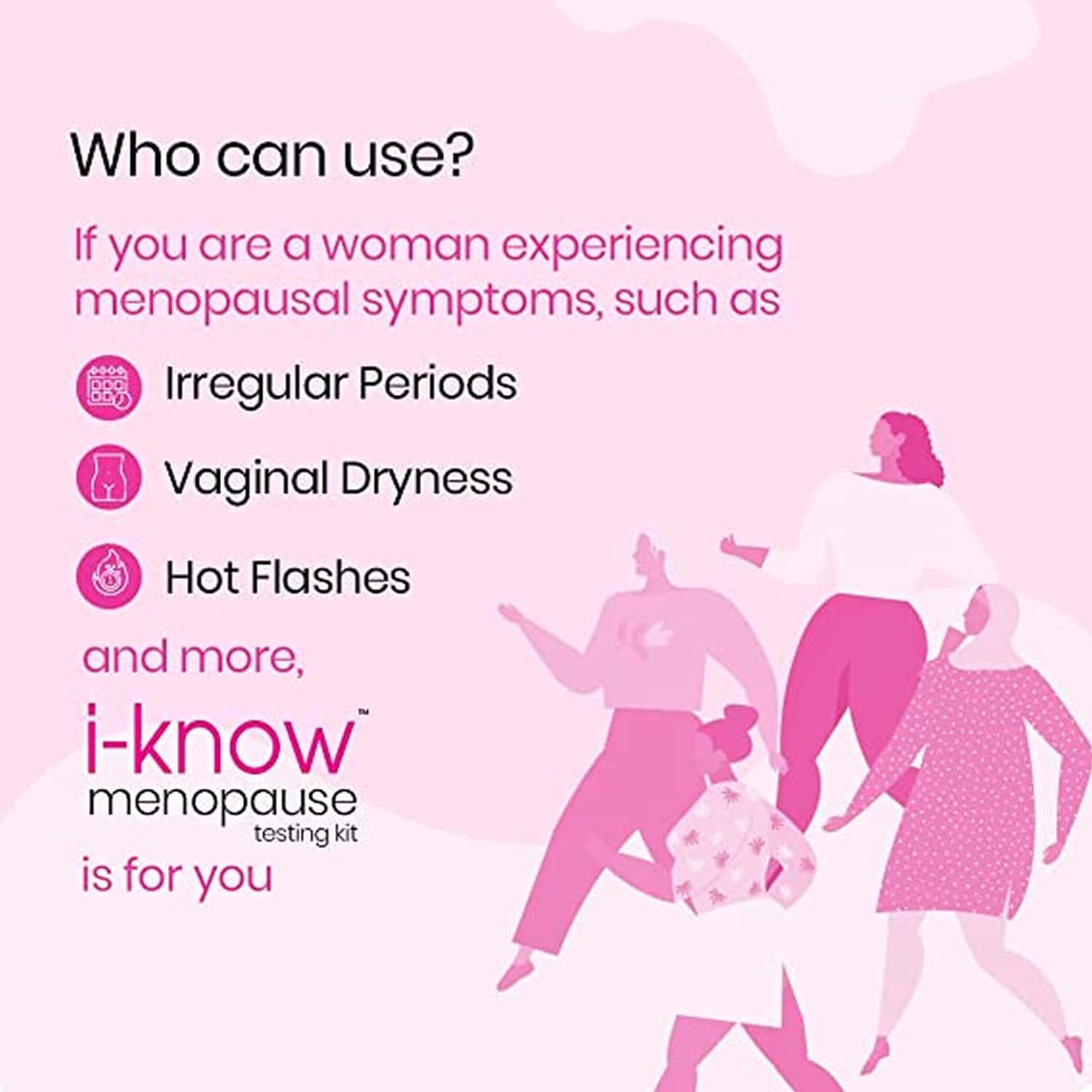 Buy IKNOW MENOPAUSE TESTING KIT SIMPLE HOME BASED URINE TEST 3