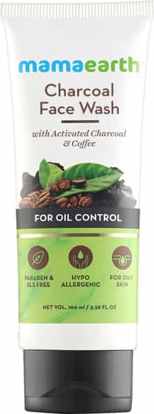 Mamaearth Charcoal Natural Charcoal Face Wash Tube Of 100 Ml