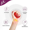 Flamingo Gel Exercise Ball For Wrist Muscles Strengthening | Medium | Red