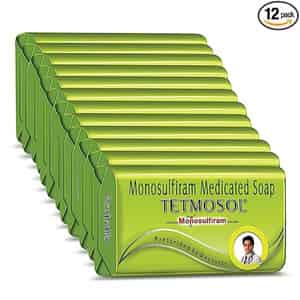 Tetmosol Medicated Soap- Fights Skin Infections | Itching - Pack Of 12 (12x100gms)