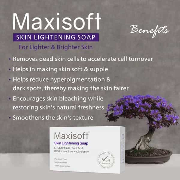Maxisoft Skin Lightening Soap | 75 Gm | Pack Of 2