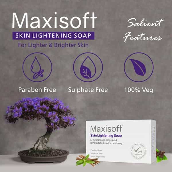 Maxisoft Skin Lightening Soap | 75 Gm | Pack Of 2
