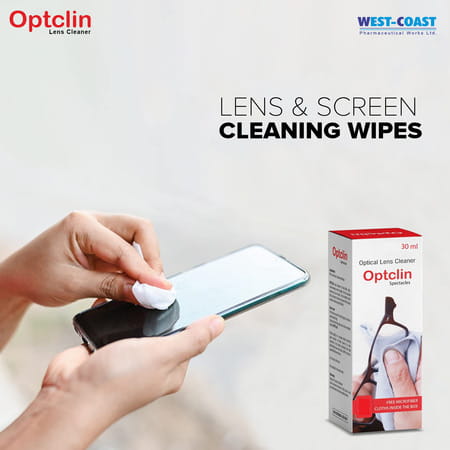 Westcoast Optclin Optical Lens Cleaner And Spectacles Cleaner - 30ml (Pack Of 2)