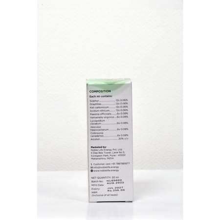 Noble Life Energy E42 Fissure Ano - 30ml