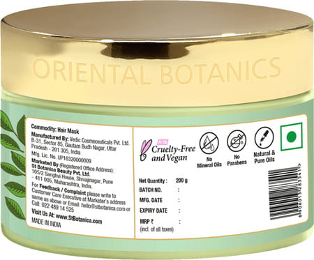 Oriental Botanics Australian Tea Tree Hair Mask For Healthy And Nourished Hair- 200 Ml