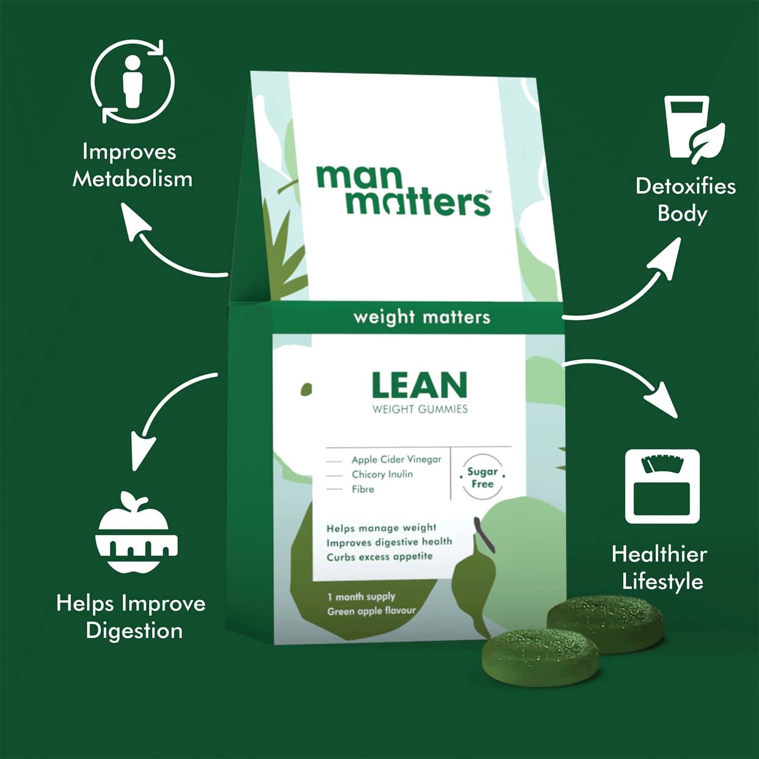 Buy MAN MATTERS LEAN WEIGHT GUMMIES 30N Online & Get Upto 60 OFF at