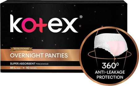 Kotex Overnight Panties - 10 Count (medium/large)