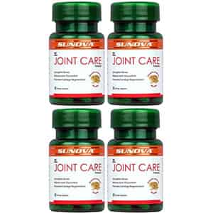 Sunova Joint Care Capsules A Joint Health Support Supplement 60 Veg Capsules X Pack Of 4