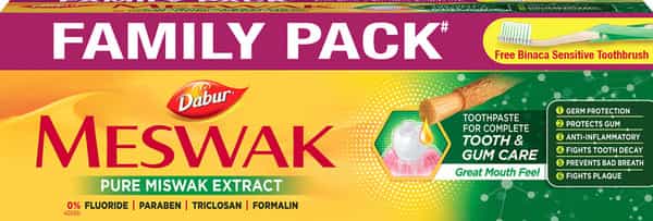 Dabur Meswak Toothpaste With Toothbrush 300 Gm
