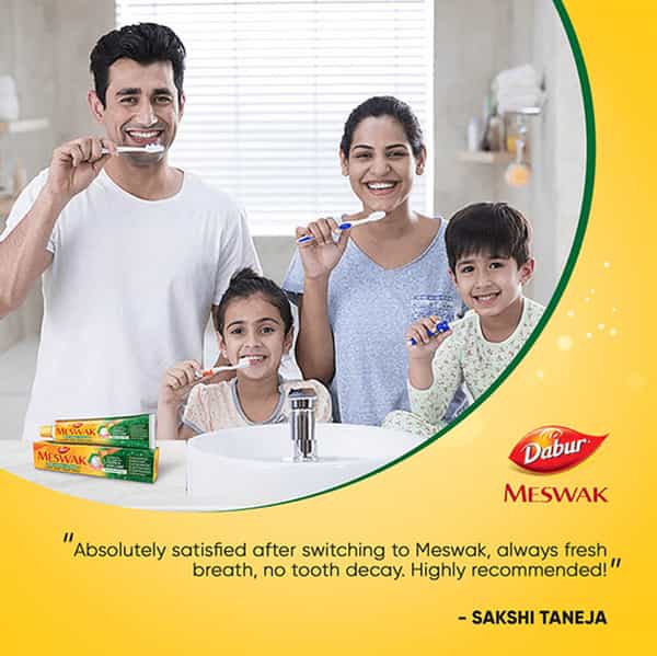 Dabur Meswak Toothpaste With Toothbrush 300 Gm