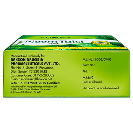 Baksonsneem Tulsi Soap 75 Gm