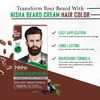 Nisha Beard Colour For Men Natural Brown 120G | Professional Beard Hair Colour | Ammonia Free
