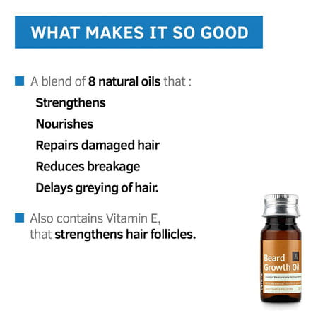 Ustraa Beard Growth Oil - Set Of 2 Hair Oil (70 Ml)