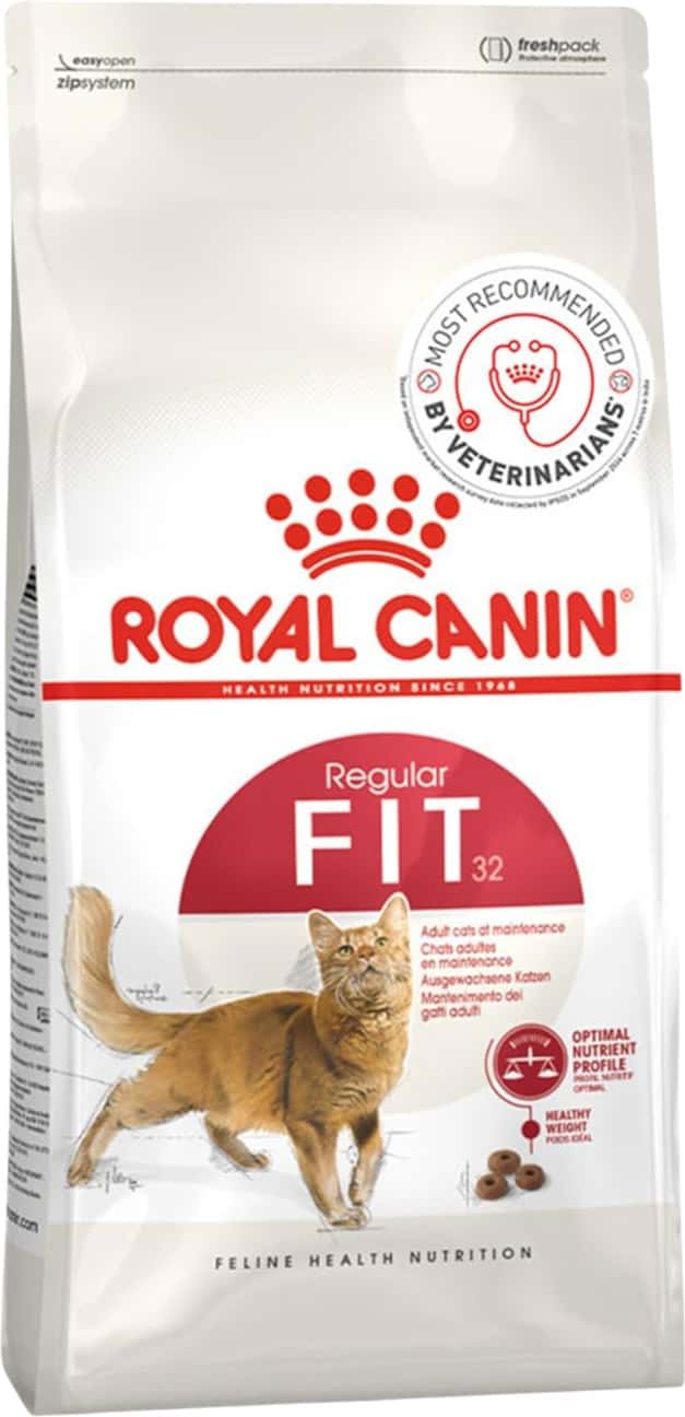 Royal Canin Fit 32 Regular Powder Adult Cat Food | 2 Kg | Dry Food | Supports Weight Management