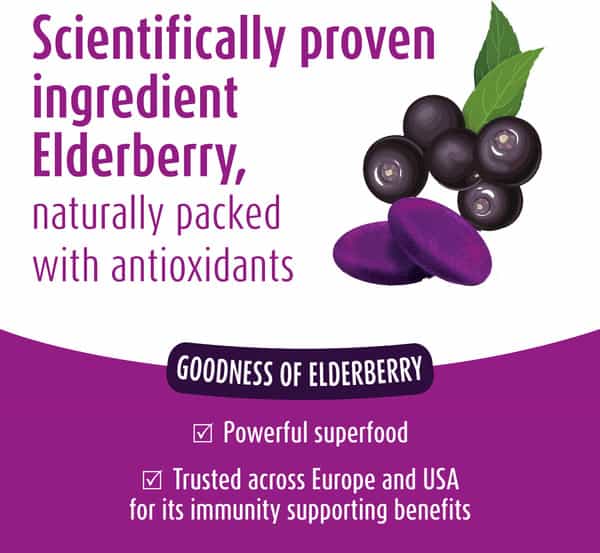 Pediacare Super Immuno Plus Elderberry Gummies For Kids Above 2 Years -10 Gummies For Immunity