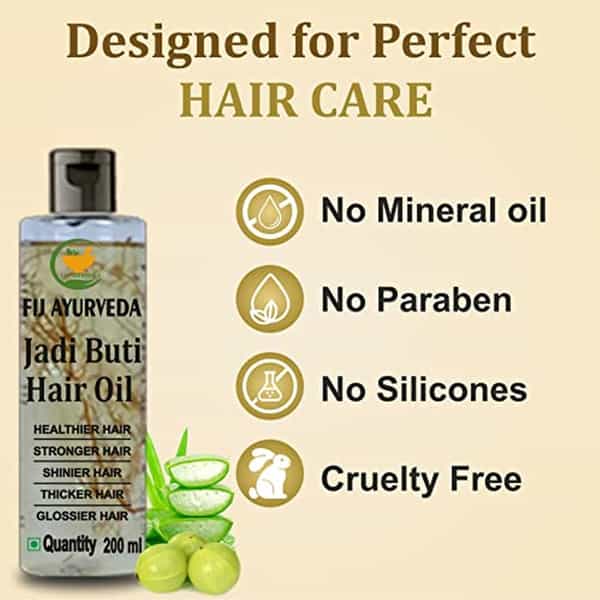 Fij Ayurveda Jadi Buti Hair Oil | Jadibuti | For Men & Women - 200Ml