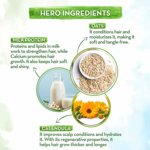 Mamaearth Milky Soft Shampoo With Oats Milk And Calendula For Babies 400 Ml