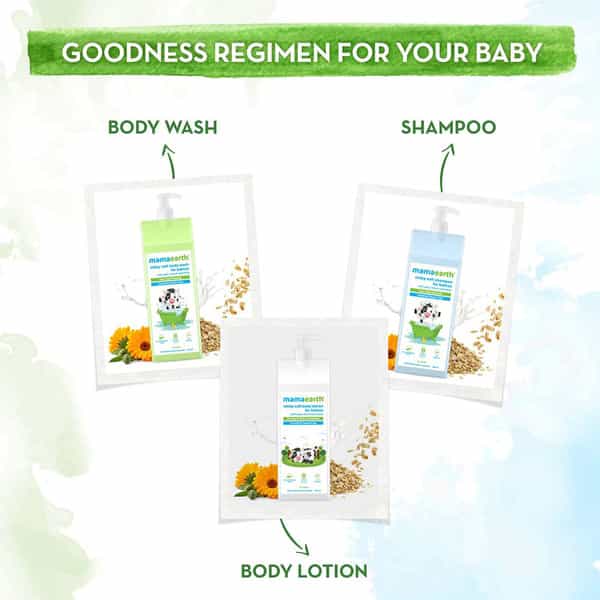 Mamaearth Milky Soft Shampoo With Oats Milk And Calendula For Babies 400 Ml