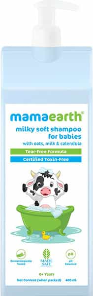 Mamaearth Milky Soft Shampoo With Oats Milk And Calendula For Babies 400 Ml