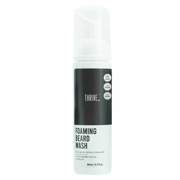 Thriveco Foaming Beard Wash | Foaming Beard Cleanser For Dense Healthy Shiny Beard80 Ml X Pack Of 3