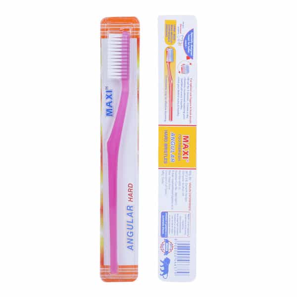 Maxi Angular Hard Toothbrush (Pack Of 12)