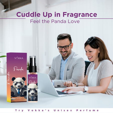 Vokka Pocket Perfume Disco & Panda 2 X 8ml | Eau De Parfum Long Lasting Perfume For Men & Women
