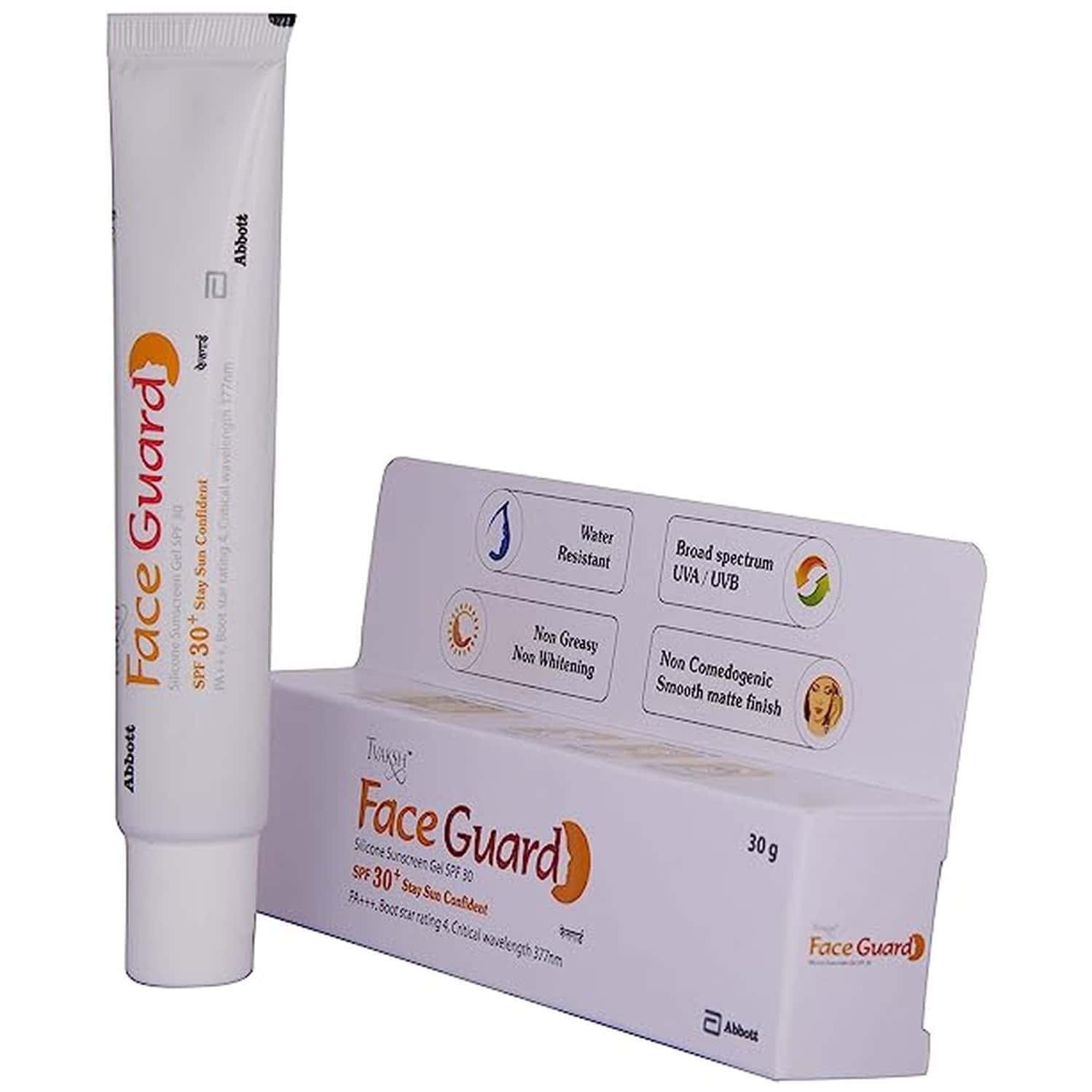 Buy TVAKSH FACE GUARD SILICONE SUNSCREEN GEL_(2*30 UNIT ) SPF 30+ PA
