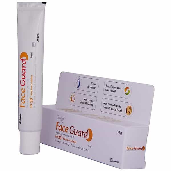 Tvaksh Face Guard Silicone Sunscreen Gel | Spf 30+ Pa+++ | 30 Gm (Pack Of 2)