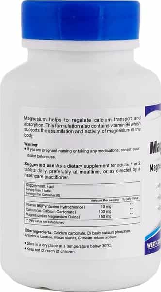 Healthvit High Absorption Magneed-B6 Magnesium & Vitamin B6 - 60 Tablets